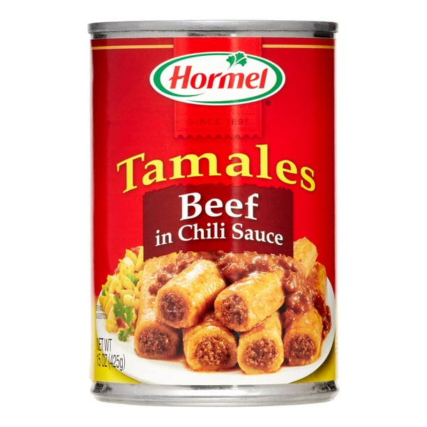 Hormel, Beef Tamales in Chili Sauce, 15oz Can - Walmart.com