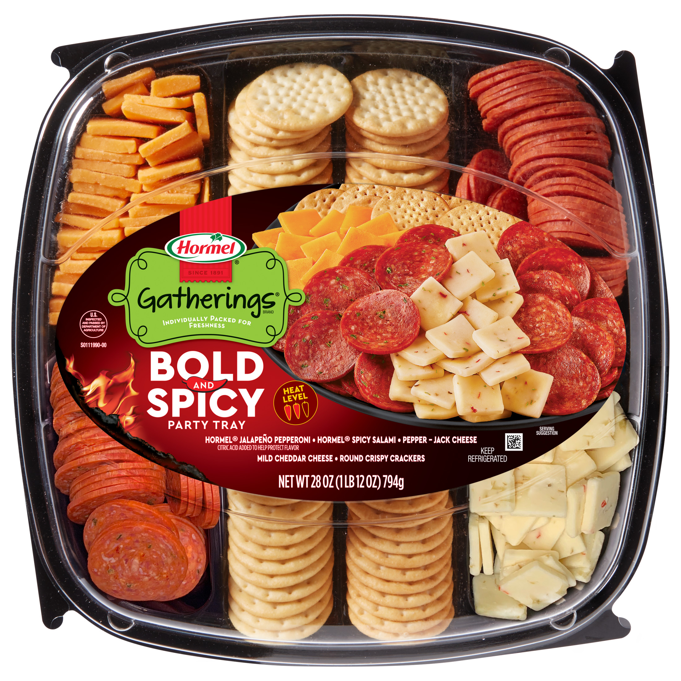 HORMEL GATHERINGS Bold and Spicy Party Tray, 1.75lbs