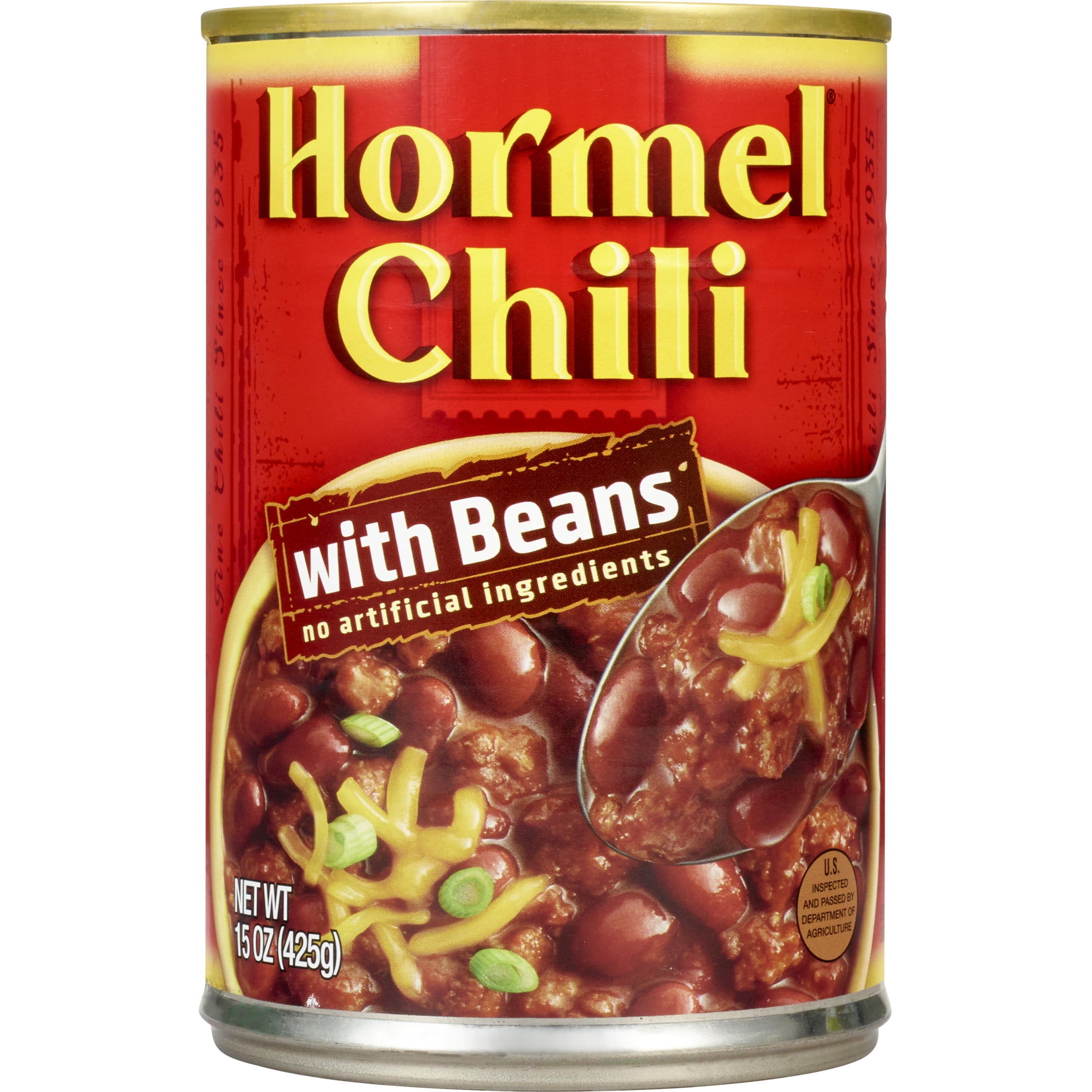 Hormel Chili with Beans Gluten-Free Vegetarian 25 oz Can