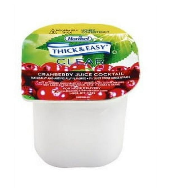 Hormel Food Sales Thickened Beverage Thick & Easy 4 oz. Portion Cup