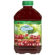 Hormel Food Sales Thickened Beverage Thick & Easy 46 oz. Bottle Cranberry Juice Cocktail Flavor Ready to Use Nectar Consistency Case of 6