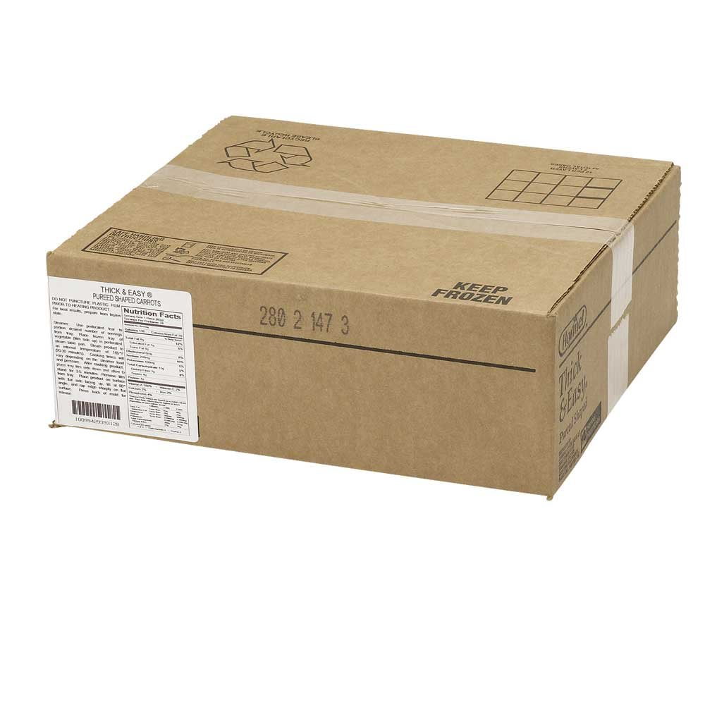 Hormel Healthlabs Thick & Easy Shaped Pureed Carrot 3.2 oz. package, 24 packages per case