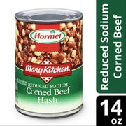 MARY KITCHEN Corned Beef Hash, Reduced Sodium, Shelf-Stable, 14 oz Steel Can