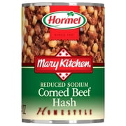 MARY KITCHEN Corned Beef Hash, Reduced Sodium, Shelf-Stable, 14 oz Steel Can