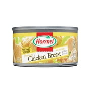 HORMEL Premium Chicken Breast In Water, No Salt Added, Shelf-Stable, 5 oz Steel Can