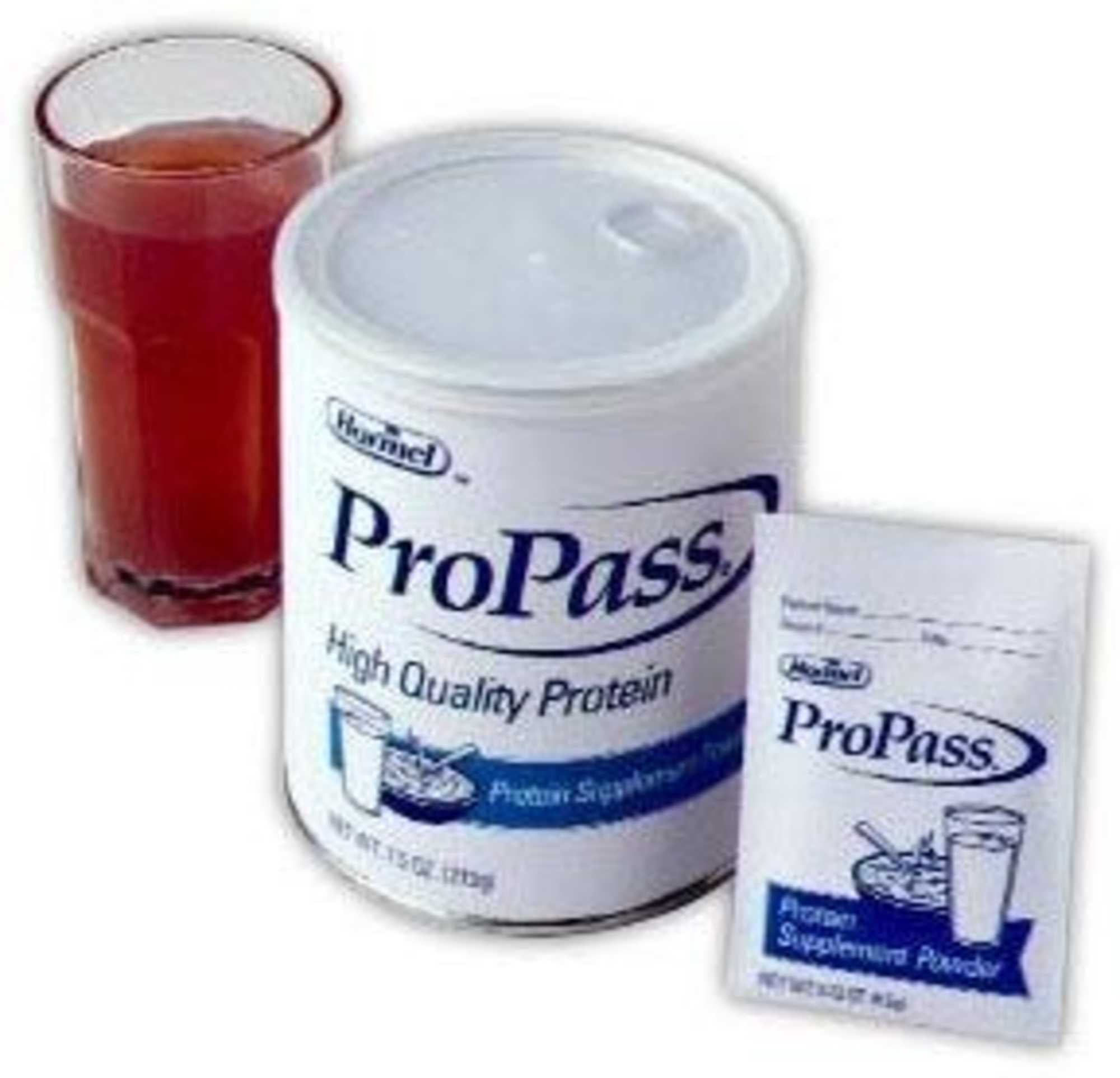 Hormel ProPass Oral Protein Supplement Unflavored 7.5 oz. Can Powder Case of 4