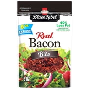 HORMEL Real Bacon Bits Topping, Salad Topping, 25 Calories per Serving, Shelf-Stable, 6 oz Plastic Pouch