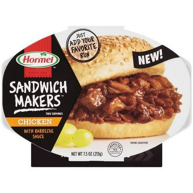 Hormel Sandwich Makers Chicken with Barbecue Sauce, 7.5 oz