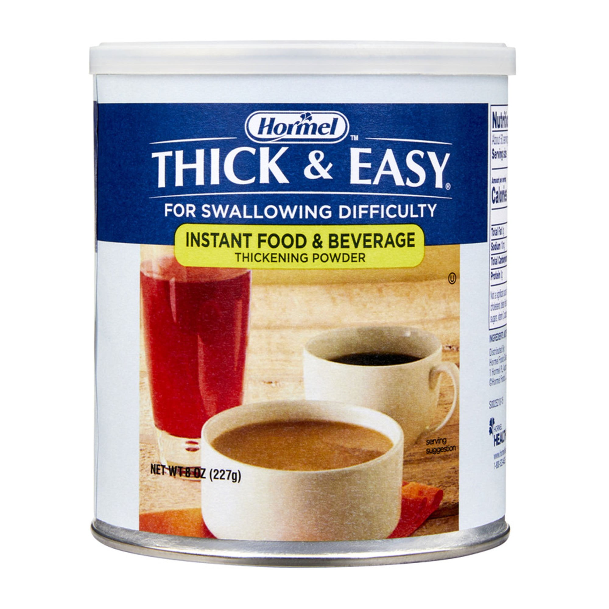 Hormel Thick & Easy Beverage Thickener, 8 Oz., 12 Pack - Walmart.com