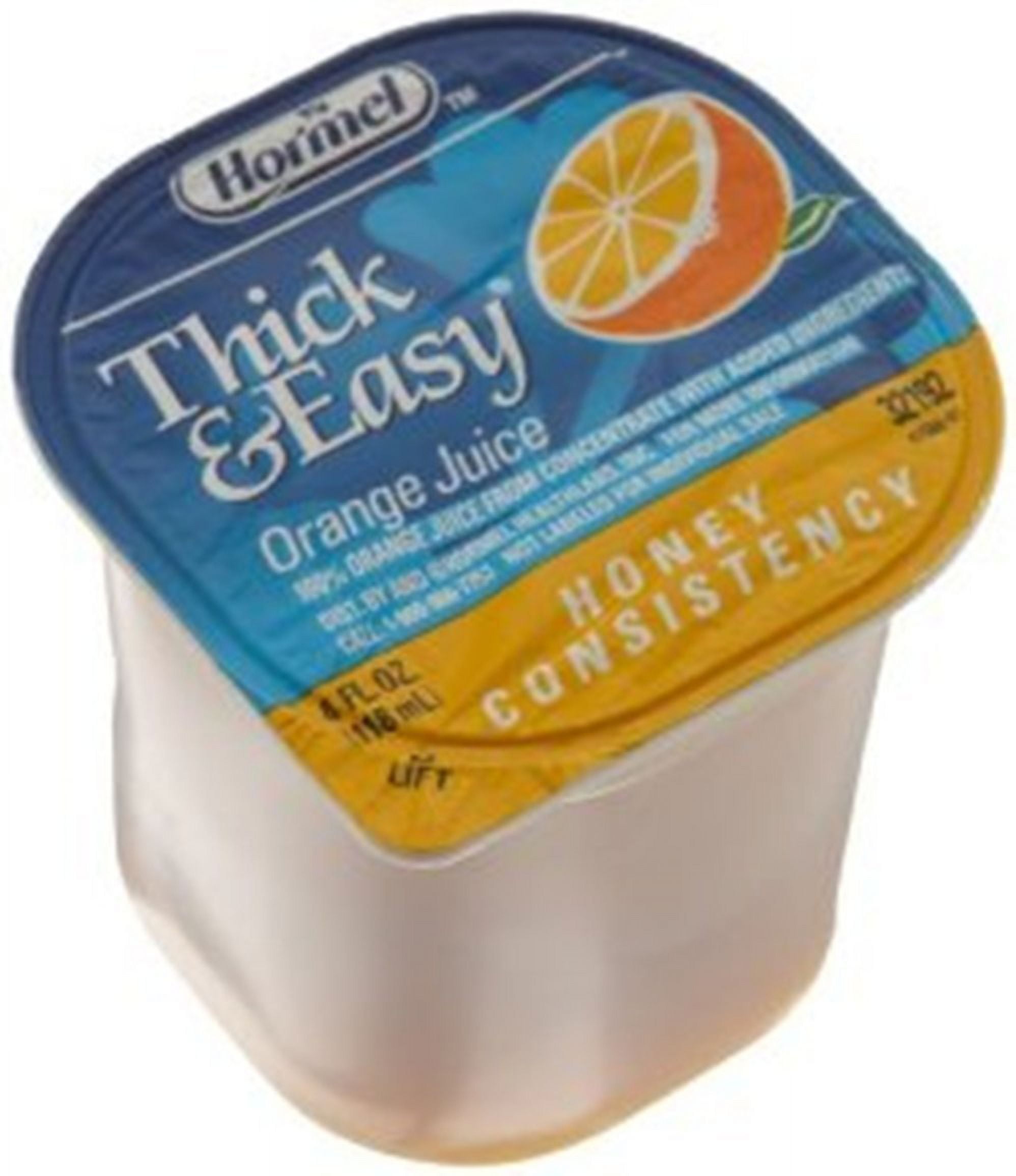 Hormel Thick & Easy® Orange Juice Honey Consistency or IDDSI Level 3 4 ...