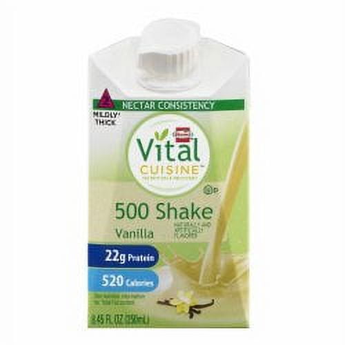 Hormel Vital Cuisine 500 Shake Vanilla Flavor 8.45 oz. Carton Ready to Use, 72504 - EACH