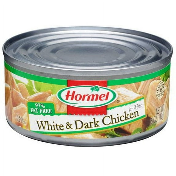 Hormel White & Dark Chicken, in Water, 5 oz Can