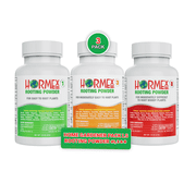 Hormex Rooting Powder Pack #1,3,8 - Root Hormone & Stimulator for Softwood to Semi-Hardwood Plant