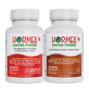 Hormex Rooting Powder #8 & 16 Bundle - Rooting Hormone for Easy to Difficult to Root Plants - Fast & Easy Way to Clone Plants from Cuttings - Stronger, Healthier Roots