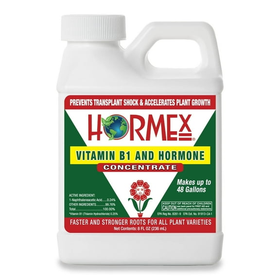 Hormex Vitamin B1 Rooting Hormone Concentrate – Root Stimulator and Root Hormone, 8oz