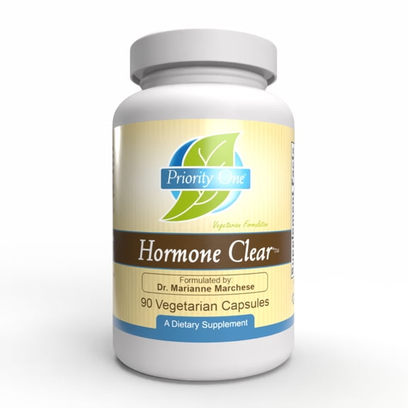 Hormone Clear (90 Vegetarian Capsules) is a comprehensive formula targeting hormone balance.*