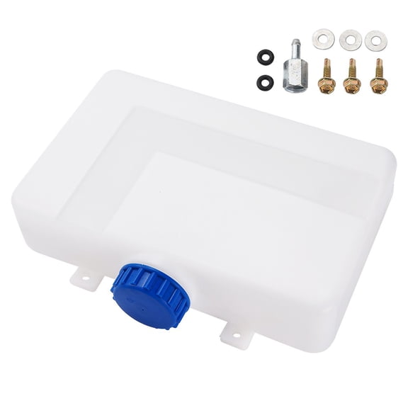 Hormy Fuel Tank 6L Oil Diesel Gasoline Plastic Storage Tank Water Tank with Screw Kit for Boat Car Truck Parking Air Heater, Blue
