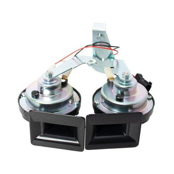 Horn 2 Piece Set - Compatible with 2005 - 2009 Ford Mustang 2006 2007 2008