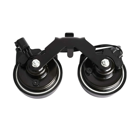 MITZONE Horn Assembly With Bracket Compatible with 2011-2016 Ford F-250 F-350 Super Duty King Ranch Lariat Platinum XL XLT 6.2L 6.7L V8 BC3Z-13832-A