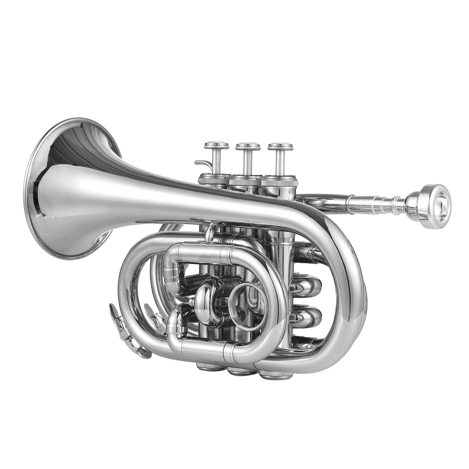 Horn,Bb Pocket With Pocket With Carry Huiop Silver Buzhi Hxber Siuke