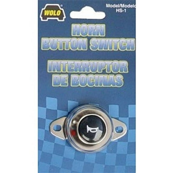 Horn Button Switch, Metal Chrome