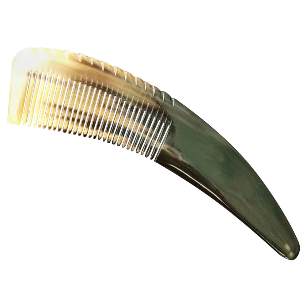Horn Comb Craft Fine Tooth Combers Para Hombres Grooming Detangler for