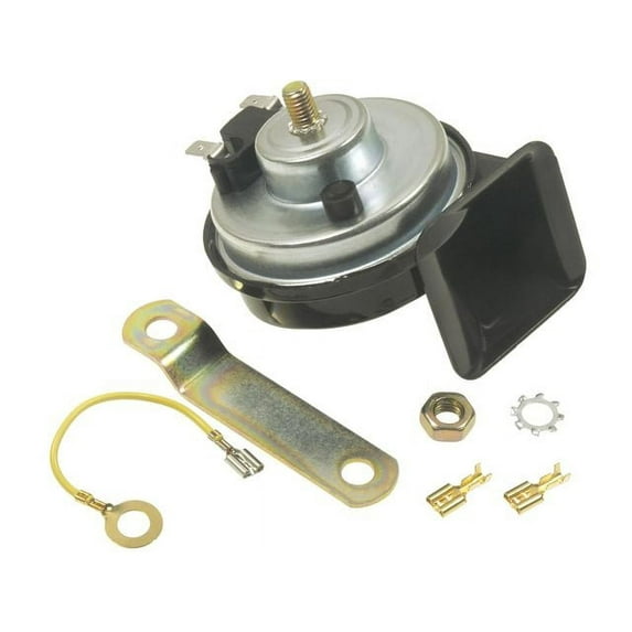 Horn - Compatible with 1977 - 1993 Dodge D150 1978 1979 1980 1981 1982 1983 1984 1985 1986 1987 1988 1989 1990 1991 1992