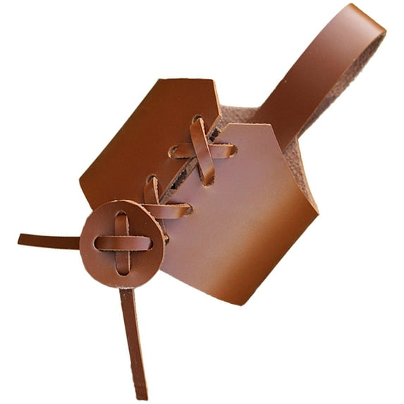 ifundom Brown PU Tumbler Sleeve Cup Sleeve Heat Insulation Travel Cup Holder 1 Piece