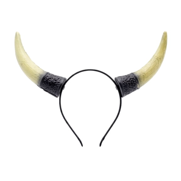 Horn Headband Buffalo Horn Design Single Pack for Halloween Party Daily Themed Event Accessory