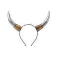 thumbnail image 1 of Horn Headband Silver Finish Plastic Horns 1 Pack Halloween Accessory for Themed Events Party Gatherings, 1 of 6