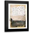 thumbnail image 1 of Horn, Laura 12x14 Black Modern Framed Museum Art Print Titled - Neutral Collage III, 1 of 5