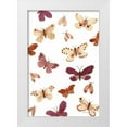 thumbnail image 1 of Horn, Laura 13x18 White Modern Wood Framed Museum Art Print Titled - Garden Dance Butterflies, 1 of 4
