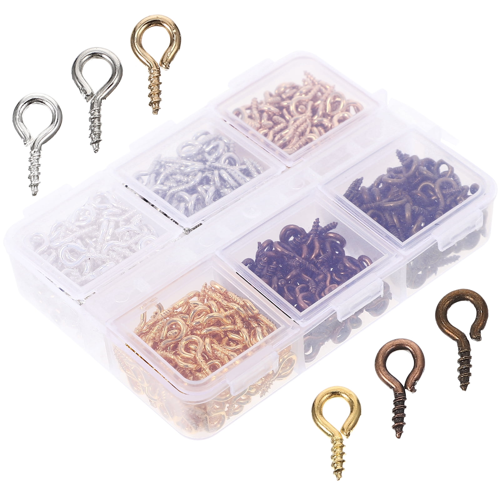 Horn Nails Selftapping Eye Bolt Hooks Bolts Eyelets Screw Jewelry Making Screws Alloy