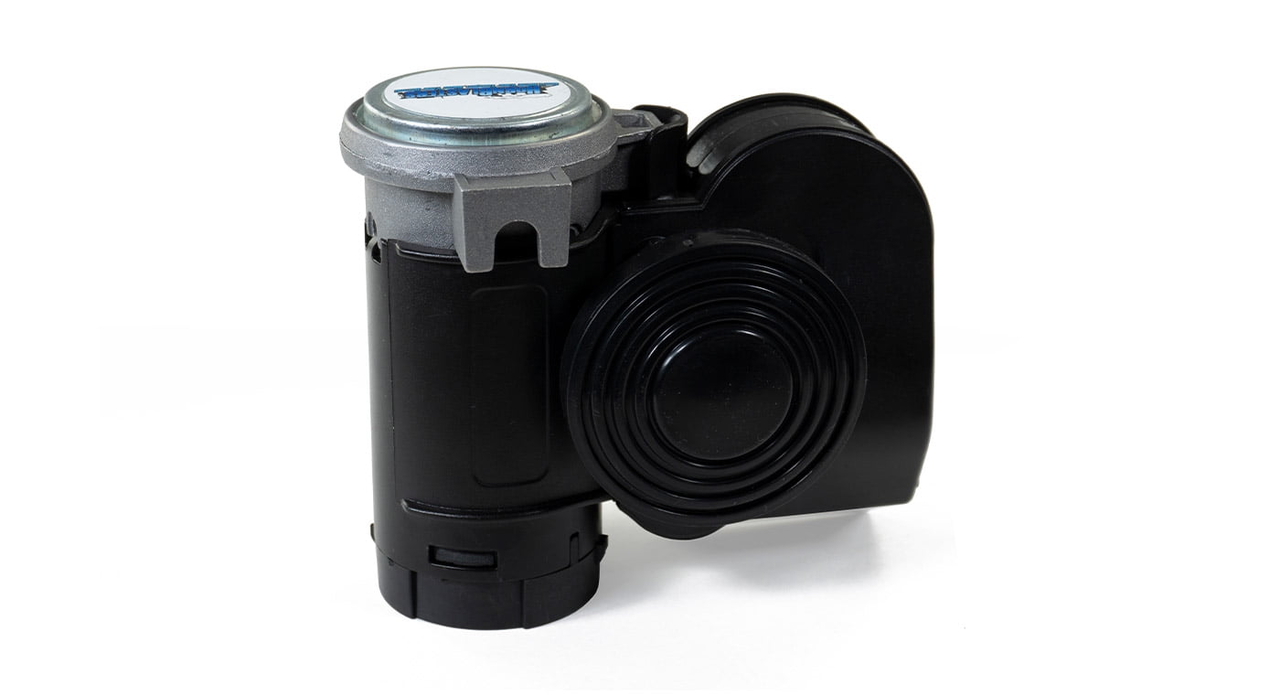 HornBlasters Loud Automotive 12 Volt Compact DualTone Air Horn For