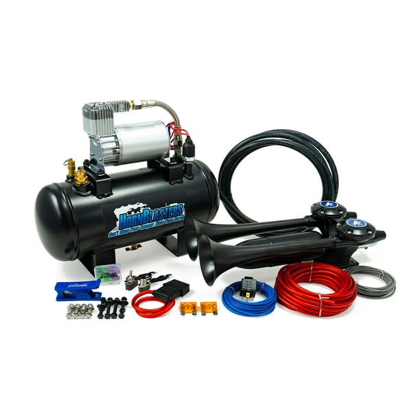 HornBlasters Super Echo 127H Air Horn Kit 1.5 Gallon 120 PSI 12 Volt