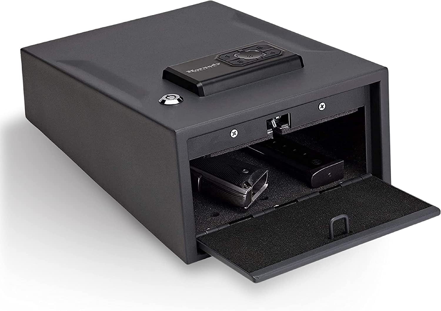 Hornady 1 Gun Vault Safe W/ Keypad Entry 46/Interior Light/Backup Keys Blk