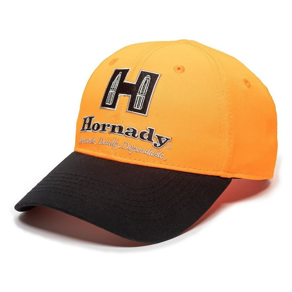Hornady Mens Logo Hat Blaze/Black