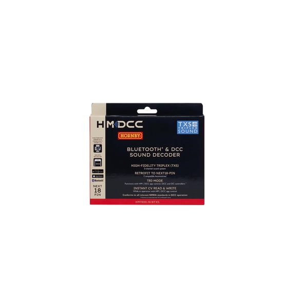 Hornby HM7000-N18TXS: Bluetooth & DCC Sound Decoder (Next18-pin)