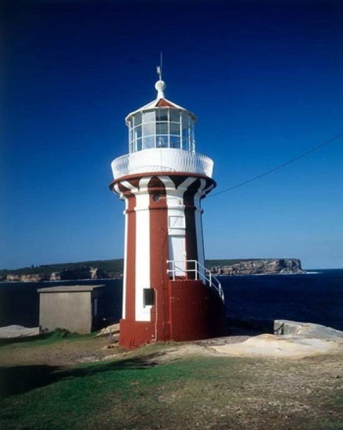 Hornby Lighthouse Sydney Harbor NP New South Wales Australia Canvas Art - Walter Bibikow DanitaDelimont (38 x 47)
