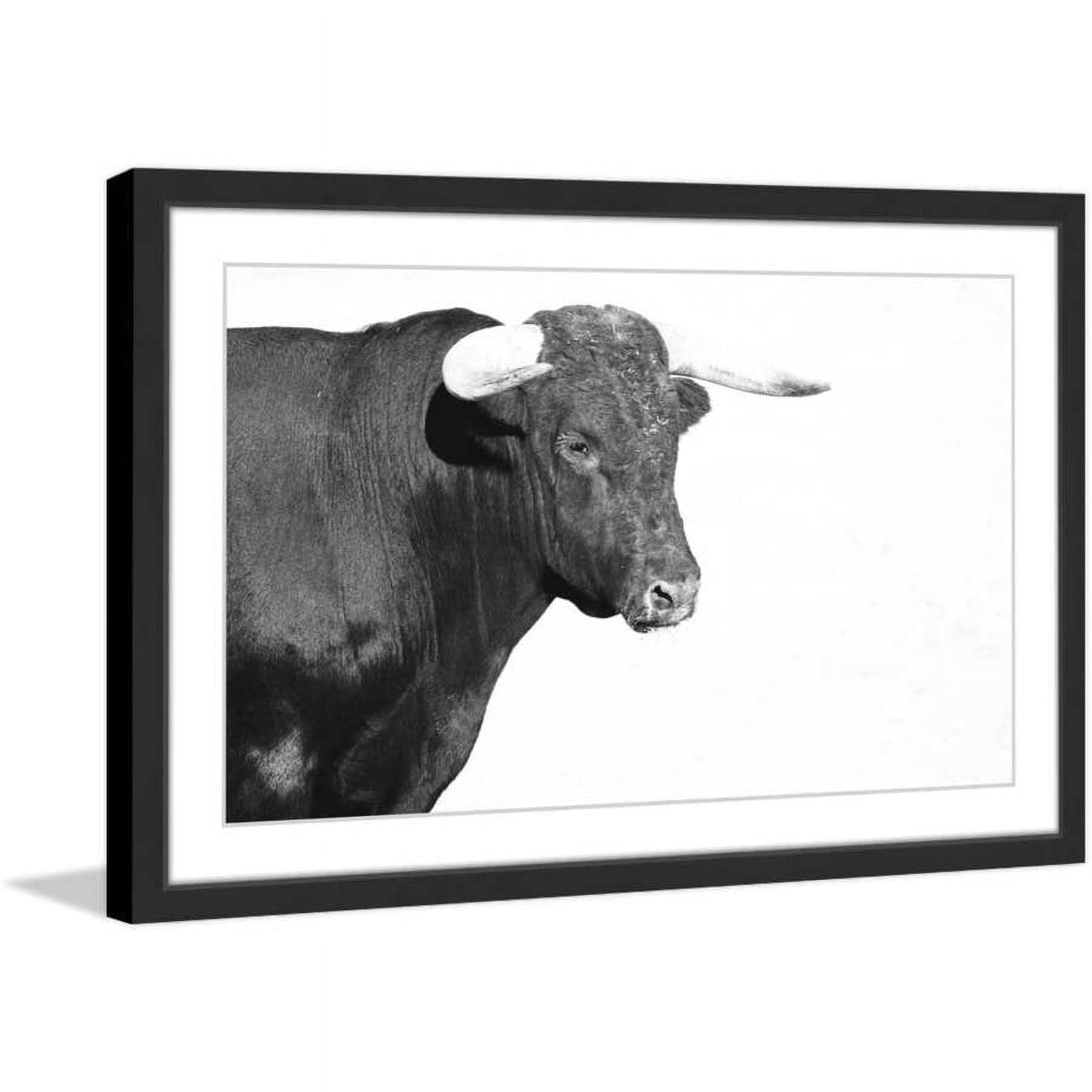 "Horned Beast" Framed Painting Print