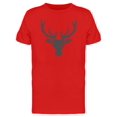 thumbnail image 1 of Horned Deer Head T-Shirt Men -Image by Shutterstock, Male XX-Large, 1 of 2