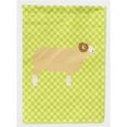thumbnail image 1 of Horned Dorset Sheep Green Flag Canvas House Size, 1 of 4
