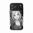 thumbnail image 1 of Horned Girl Anime Art Fantasy Illustration Protective Phone Case for iPhone 11 12 13 14 15 16 17 Pro Max, 1 of 2