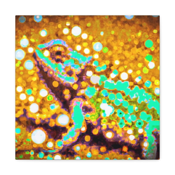 Horned Lizard Mosaic. - Canvas