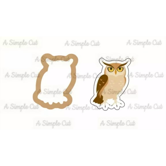 Horned Owl Cookie Cutter