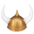 thumbnail image 1 of Horned Viking Lightweight Foam Viking Hat Halloween Themed Party Dress-up Hats (Rose Gold One Size), 1 of 2