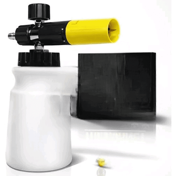 Hornet Foam Cannon for Pressure Washer - Soap Attachment for Power Washer - 4000 PSI Adjustable Car Wash Sprayer with Wide Mouth - 1/4" Quick Connector & M22 Adapter, 1L Bottle$$Tools