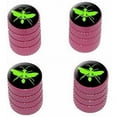 thumbnail image 1 of Hornet Wasp Green Tire Rim Wheel Aluminum Valve Stem Caps, Multiple Colors, 1 of 1