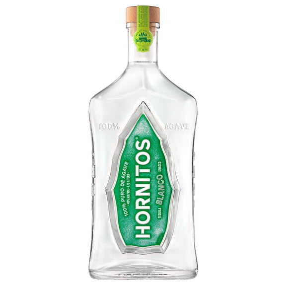 Hornitos Blanco Tequila, 1.75 L Bottle, 40% ABV