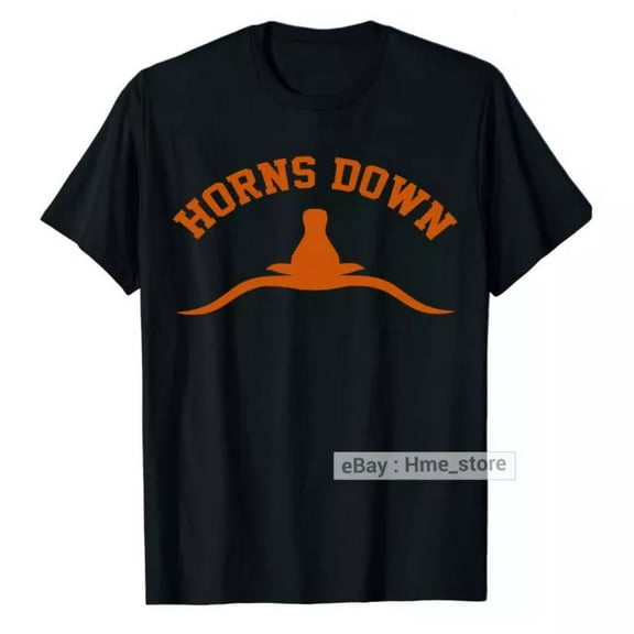 Horns Down Texas State TX Longhorns T-Shirt Bull Head Tuck Fexas Proud Texan Tee
